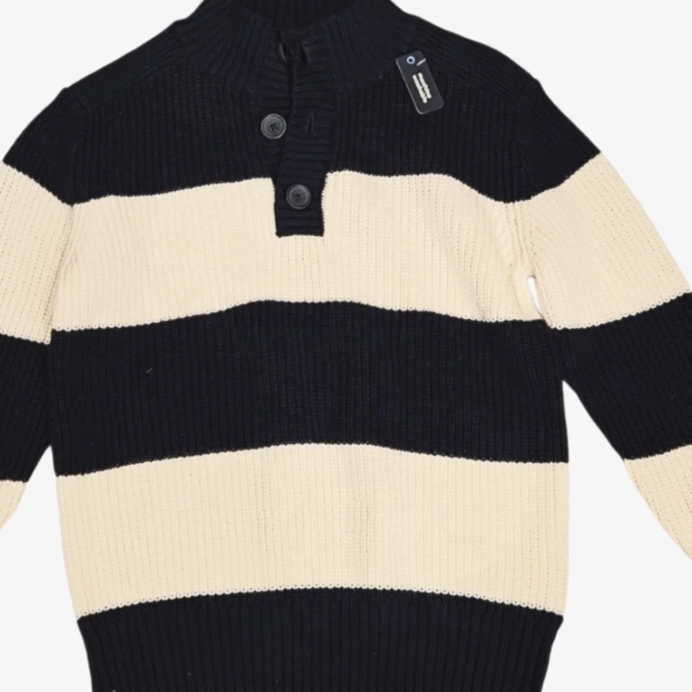 NEW! GAP KIDS Chunky Knit Nautical Striped Children's Sweater Small.